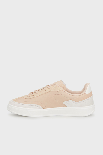 Tommy Hilfiger Logolu Süet Sneaker Bayan Ayakkabı FW0FW08186 TRY PEMBE - 3