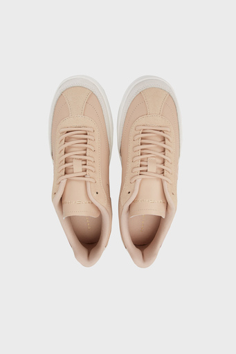 Tommy Hilfiger Logolu Süet Sneaker Bayan Ayakkabı FW0FW08186 TRY PEMBE - 4