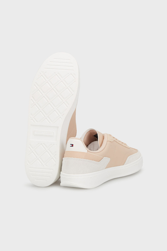 Tommy Hilfiger Logolu Süet Sneaker Bayan Ayakkabı FW0FW08186 TRY PEMBE - 5