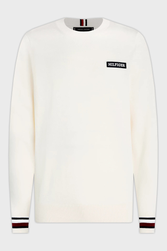 Tommy Hilfiger Organik Pamuklu Bisiklet Yaka Regular Fit Erkek Sweat MW0MW33502 AEF BEJ - 25