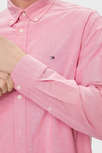 Tommy Hilfiger Organik Pamuklu Regular Fit Erkek Gömlek MW0MW29968 TPZ PEMBE - 10
