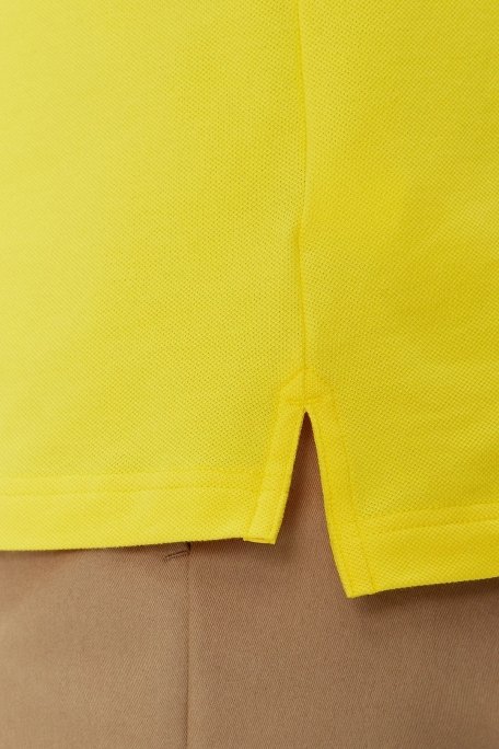 Tommy Hilfiger Organik Pamuklu Slim Fit Erkek Polo Yaka T Shirt MW0MW17771 ZGR SARI - 5