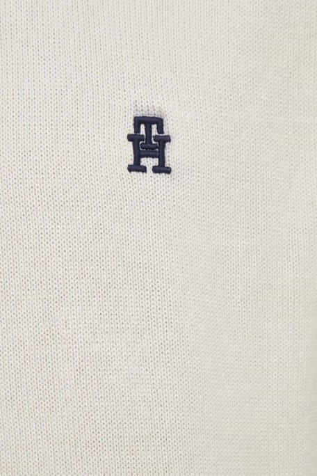 Tommy Hilfiger Pamuklu Regular Fit Bisiklet Yaka Erkek Kazak MW0MW33505 AEF BEJ - 4