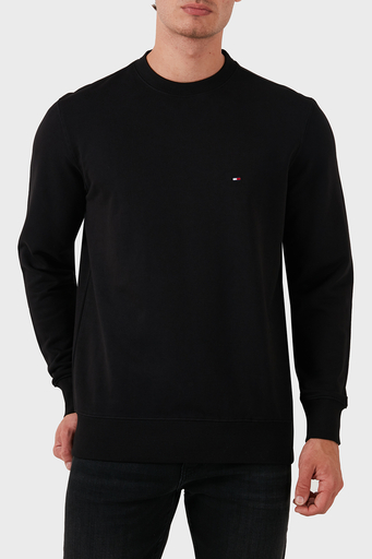 Tommy Hilfiger Pamuklu Regular Fit Bisiklet Yaka Erkek Sweat MW0MW37237 BDS SİYAH - 3