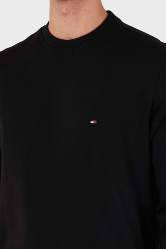Tommy Hilfiger Pamuklu Regular Fit Bisiklet Yaka Erkek Sweat MW0MW37237 BDS SİYAH - 5