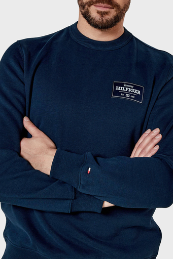 Tommy Hilfiger Pamuklu Regular Fit Bisiklet Yaka Erkek Sweat MW0MW37466 DAF LACİVERT - 4