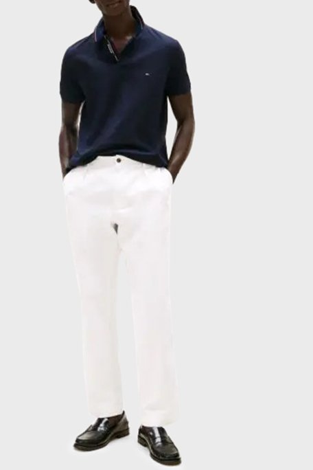 Tommy Hilfiger Pamuklu Regular Fit Düğmeli Erkek Polo Yaka T Shirt MW0MW38459 DW5 LACİVERT - 2
