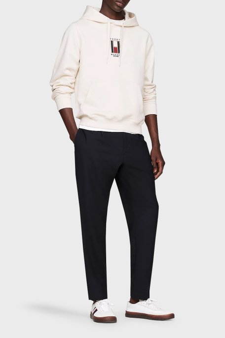Tommy Hilfiger Pamuklu Regular Fit Kapüşonlu Erkek Sweat MW0MW35525 Z00 AÇIK BEJ - 3