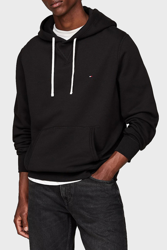 Tommy Hilfiger Pamuklu Regular Fit Kapüşonlu Erkek Sweat MW0MW37230 BDS SİYAH - 1