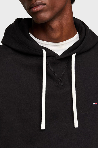 Tommy Hilfiger Pamuklu Regular Fit Kapüşonlu Erkek Sweat MW0MW37230 BDS SİYAH - 4
