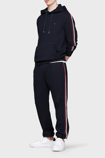 Tommy Hilfiger Pamuklu Regular Fit Ribanalı Paça Jogger Spor Erkek Pantolon MW0MW35548 DW5 LACİVERT - 3