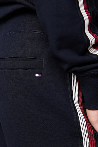 Tommy Hilfiger Pamuklu Regular Fit Ribanalı Paça Jogger Spor Erkek Pantolon MW0MW35548 DW5 LACİVERT - 4