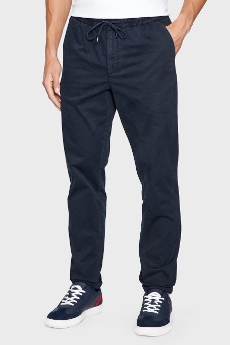 Tommy Hilfiger Pamuklu Relaxed Tapered Fit Chino Erkek Pantolon MW0MW32131 DW5 LACİVERT - 2