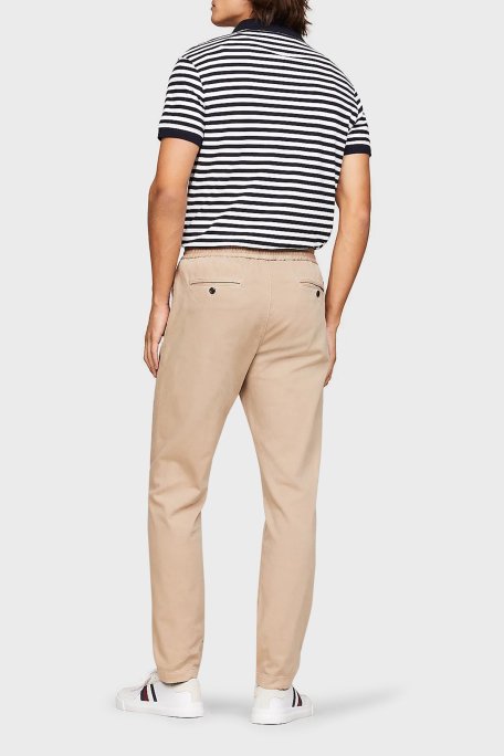 Tommy Hilfiger Pamuklu Skinny Fit Erkek Pantolon MW0MW33918 AEG BEJ - 3