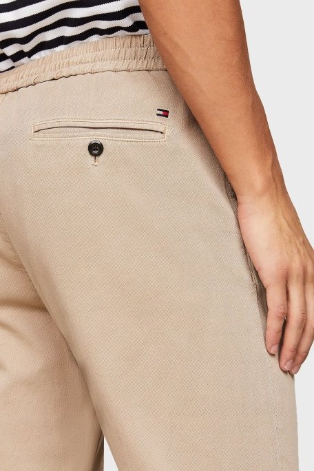 Tommy Hilfiger Pamuklu Skinny Fit Erkek Pantolon MW0MW33918 AEG BEJ - 4