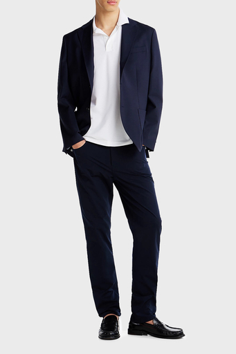 Tommy Hilfiger Regular Fit Normal Bel Düz Paça Erkek Pantolon MW0MW38129 DW5 LACİVERT - 3