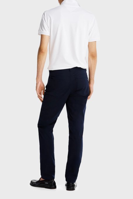 Tommy Hilfiger Regular Fit Normal Bel Düz Paça Erkek Pantolon MW0MW38129 DW5 LACİVERT - 2