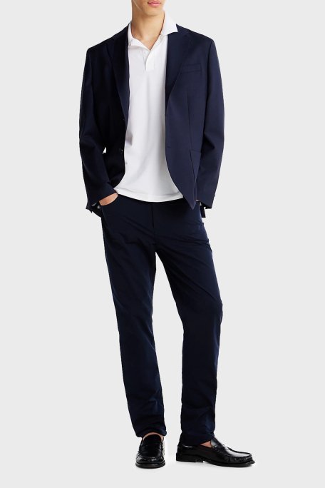 Tommy Hilfiger Regular Fit Normal Bel Düz Paça Erkek Pantolon MW0MW38129 DW5 LACİVERT - 3