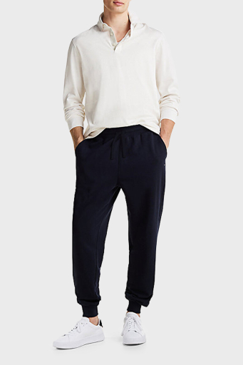 Tommy Hilfiger Regular Fit Normal Bel Ribanalı Paça Jogger Erkek Pantolon MW0MW37236 DW5 LACİVERT - 1