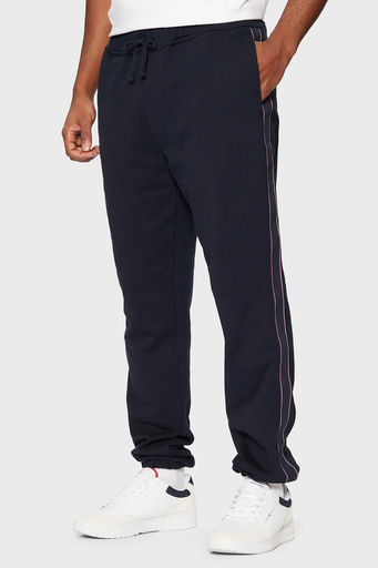 Tommy Hilfiger Regular Fit Normal Bel Ribanalı Paça Jogger Erkek Pantolon MW0MW37477 DW5 LACİVERT - 1