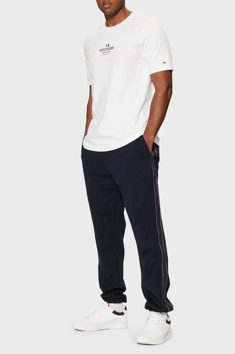 Tommy Hilfiger Regular Fit Normal Bel Ribanalı Paça Jogger Erkek Pantolon MW0MW37477 DW5 LACİVERT - 3