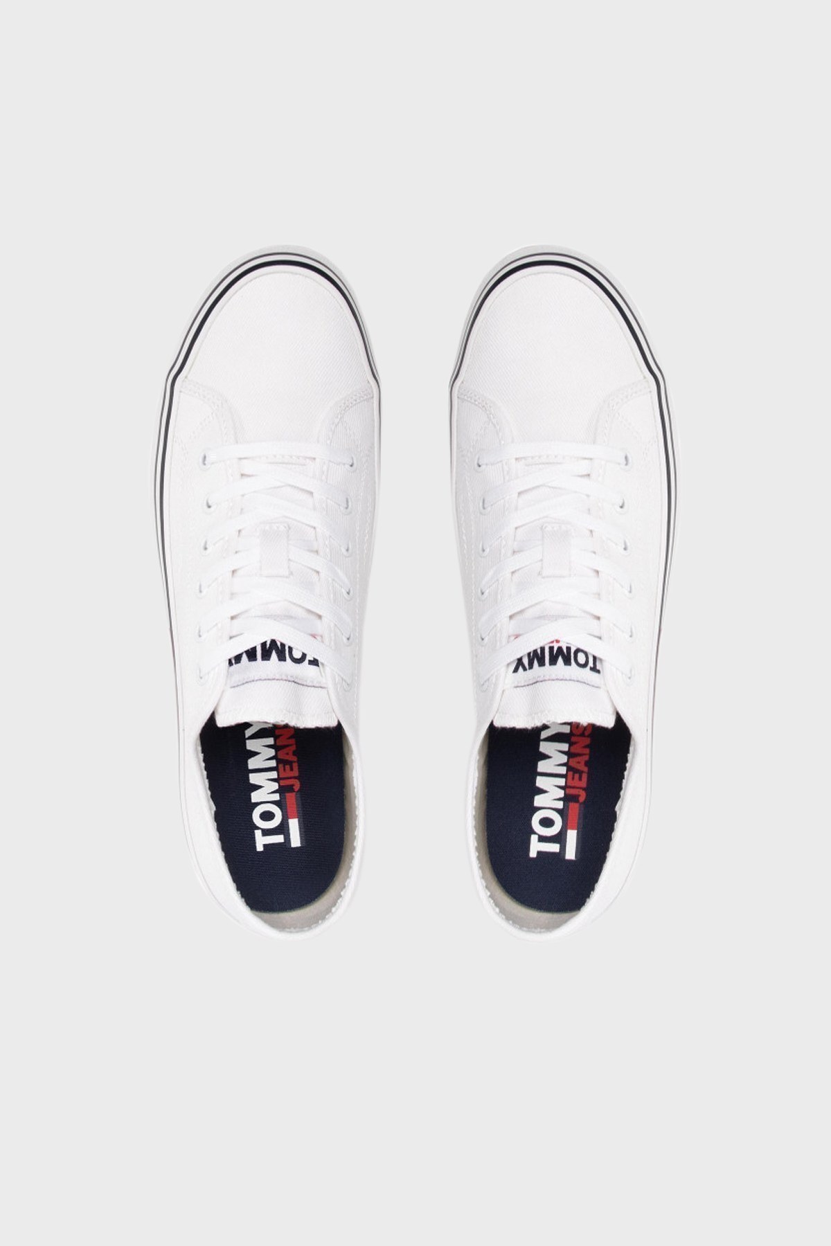 Tommy Hilfiger Sneaker Erkek Ayakkabı EM0EM00962 YBR BEYAZ