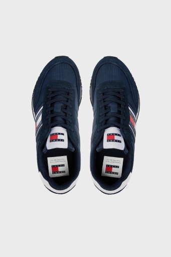 Tommy Hilfiger Sneaker Erkek Ayakkabı EM0EM01351 C1G LACİVERT - 11
