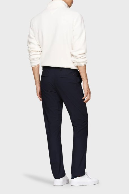 Tommy Hilfiger Straight Fit Normal Bel Düz Paça Erkek Pantolon MW0MW37350 DW5 LACİVERT - 2