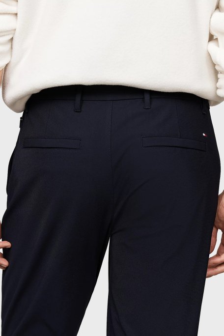 Tommy Hilfiger Straight Fit Normal Bel Düz Paça Erkek Pantolon MW0MW37350 DW5 LACİVERT - 4