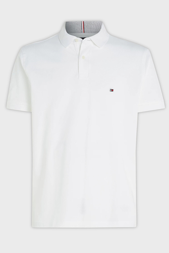 Tommy Hilfiger Streç Pamuklu Regular Fit Düğmeli Erkek Polo Yaka T Shirt MW0MW17770 YBR BEYAZ - 5