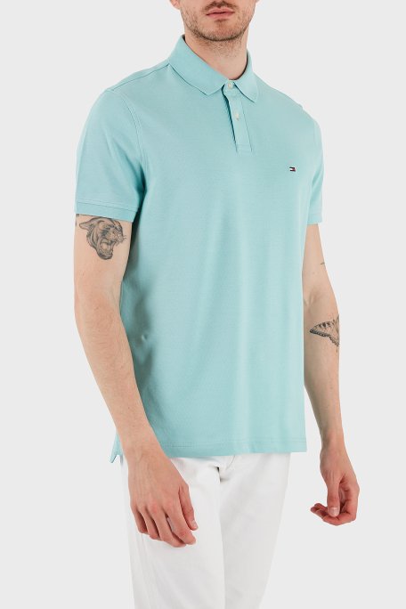 Tommy Hilfiger Streç Pamuklu Slim Fit Düğmeli Erkek Polo Yaka T Shirt MW0MW17770 C00 MİNT - 2