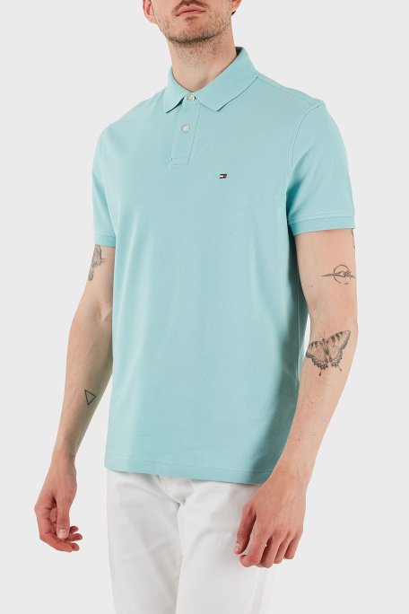Tommy Hilfiger Streç Pamuklu Slim Fit Düğmeli Erkek Polo Yaka T Shirt MW0MW17770 C00 MİNT - 4
