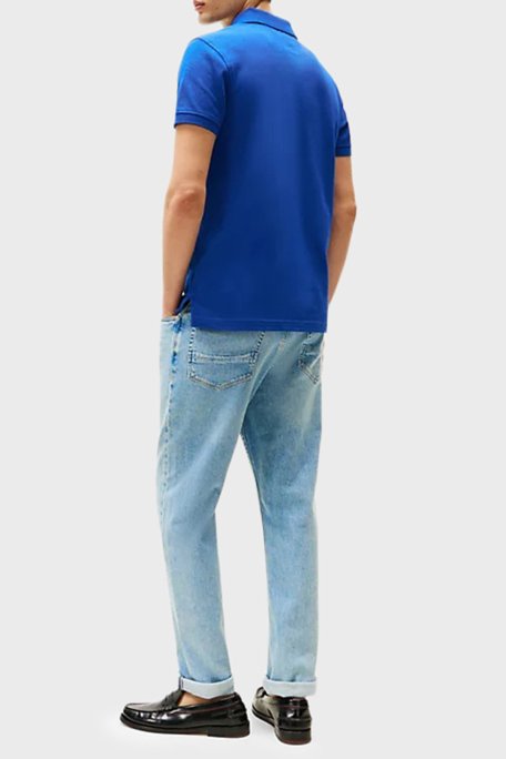 Tommy Hilfiger Streç Pamuklu Slim Fit Düğmeli Erkek Polo Yaka T Shirt MW0MW17771 D03 SAKS - 2