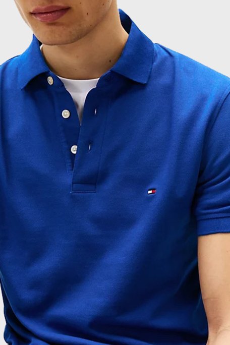 Tommy Hilfiger Streç Pamuklu Slim Fit Düğmeli Erkek Polo Yaka T Shirt MW0MW17771 D03 SAKS - 3