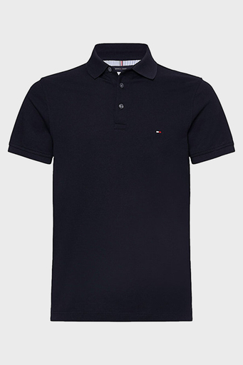Tommy Hilfiger Streç Pamuklu Slim Fit Düğmeli Erkek Polo Yaka T Shirt MW0MW17771 DW5 LACİVERT - 5