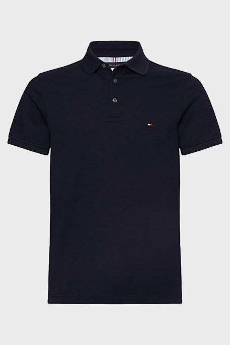 Tommy Hilfiger Streç Pamuklu Slim Fit Düğmeli Erkek Polo Yaka T Shirt MW0MW17771 DW5 LACİVERT - 5