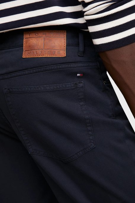 Tommy Hilfiger Streç Pamuklu Slim Fit Erkek Pantolon MW0MW33908 DW5 LACİVERT - 3