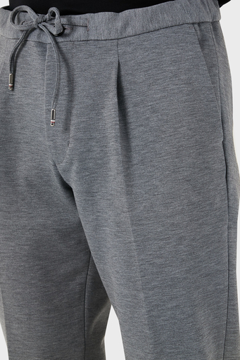 Tommy Hilfiger Streç Regular Fit Normal Bel Boru Paça Jogger Erkek Pantolon MW0MW35741 P01 GRİ - 6