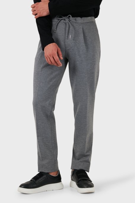 Tommy Hilfiger Streç Regular Fit Normal Bel Boru Paça Jogger Erkek Pantolon MW0MW35741 P01 GRİ - 3