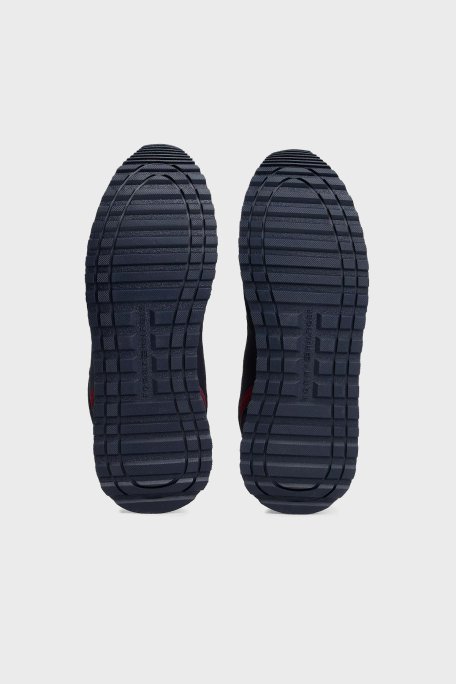 Tommy Hilfiger Süet Logolu Sneaker Erkek Ayakkabı FM0FM05427 DW5 LACİVERT - 6