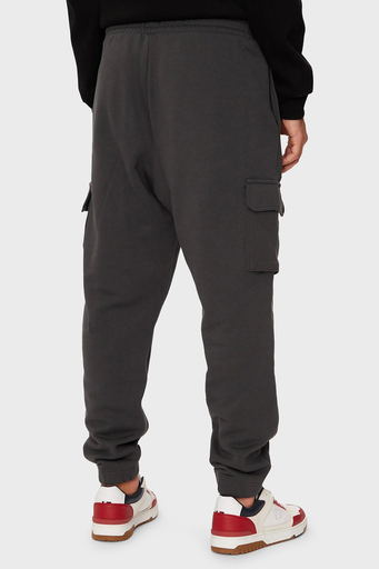 Tommy Jeans % 100 Pamuk Regular Fit Yüksek Bel Lastikli Paça Jogger Erkek Pantolon DM0DM19807 PUB KOYU GRİ - 3