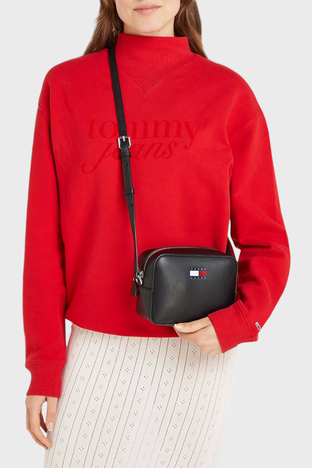 Tommy Jeans - Tommy Jeans Ayarlanabilir Askılı Bayan Çanta AW0AW16964 BDS SİYAH (1)