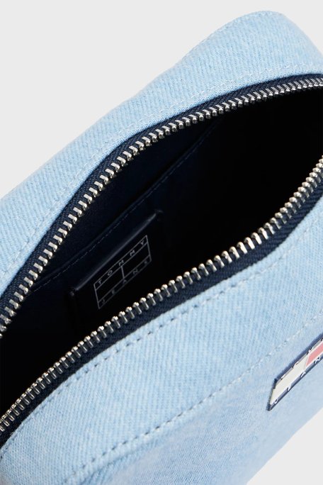 Tommy Jeans Ayarlanabilir Askılı Kot Bayan Çanta AW0AW17289 0GY AÇIK MAVİ - 10