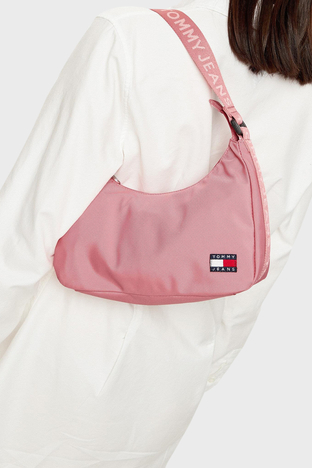 Tommy Jeans - Tommy Jeans Ayarlanabilir Omuz Askılı Bayan Çanta AW0AW16958 TIG PEMBE (1)