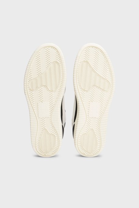 Tommy Jeans Deri Karışımlı Logolu Sneaker Erkek Ayakkabı EM0EM01610 BDS SİYAH - 14