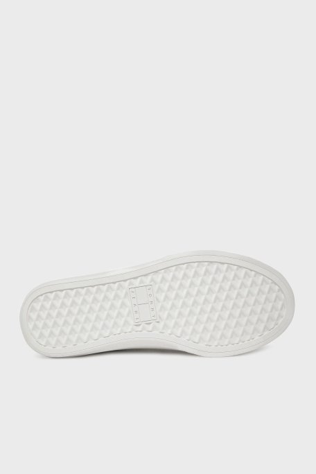 Tommy Jeans Deri Logolu Sneaker Bayan Ayakkabı EN0EN02508 YBL BEYAZ - 6