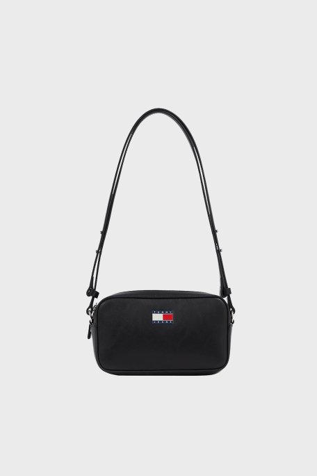 Tommy Jeans Logolu Ayarlanabilir Askılı Bayan Çanta AW0AW17290 BDS SİYAH - 1