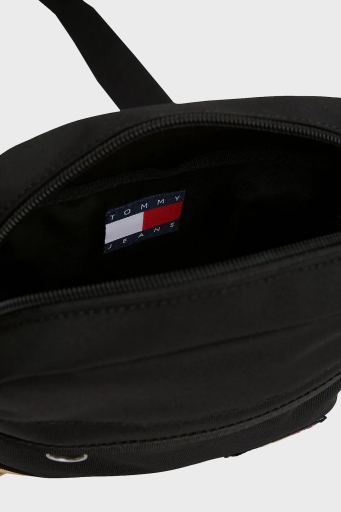 Tommy Jeans Logolu Ayarlanabilir Askılı Erkek Çanta AM0AM13265 BDS SİYAH - 4