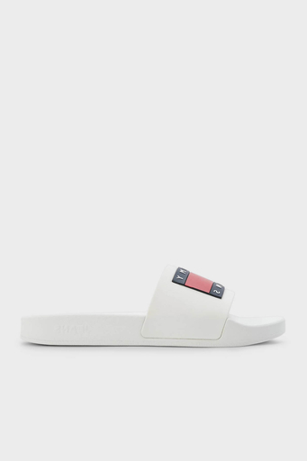 Tommy Jeans Logolu Bayan Terlik EN0EN02115 TCR EKRU - 6