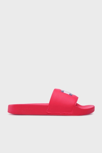 Tommy Jeans Logolu Düz Bayan Terlik EN0EN02108 TJN KOYU PEMBE - 1